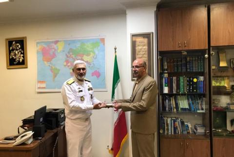 Rear Admiral Rastegari Meets the Head of the National Fisheries Organization